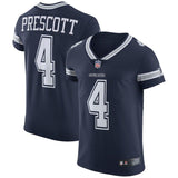 Men's Dallas Cowboys Dak Prescott Navy Vapor Untouchable Elite Jersey