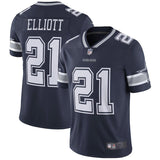 Men's Dallas Cowboys Ezekiel Elliott  Navy Vapor Untouchable Limited Player Jersey
