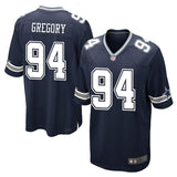Men's Dallas Cowboys Randy Gregory Navy Game Jersey