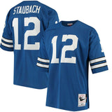 Men's Dallas Cowboys Roger Staubach Mitchell & Ness Blue 1971  Retired Player Jersey