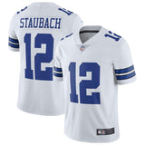 Men's Dallas Cowboys Roger Staubach White Vapor Untouchable Retired Player Limited Jersey