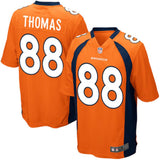 Men's Denver Broncos Demaryius Thomas Orange Team Color Game Jersey