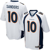 Men's Denver Broncos Emmanuel Sanders White White Game Jersey