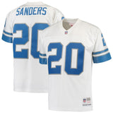 Men's Detroit Lions Barry Sanders Mitchell & Ness White Replica Retired Player Jersey
