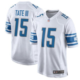 Men's Detroit Lions Golden Tate White 2017 Game Jersey