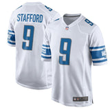 Men's Detroit Lions Matthew Stafford Nike White 2017 Game Jersey