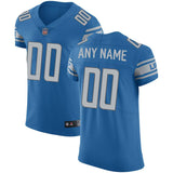 Men's Detroit Lions Blue Vapor Untouchable Custom Elite Jersey