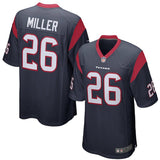Men's Houston Texans Lamar Miller Nike Navy Game Jersey