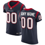 Men's Houston Texans  Navy Vapor Untouchable Custom Elite Jersey