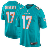 Men's Miami Dolphins Ryan Tannehill Aqua New 2018 Game Jersey