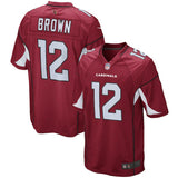 Mens Arizona Cardinals John Brown Cardinal Game Jersey