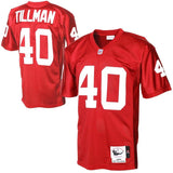 Mens Arizona Cardinals Pat Tillman Mitchell & Ness Cardinal Throwback Jersey