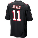 Mens Atlanta Falcons Julio Jones Black Alternate Game Jersey