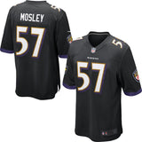 Mens Baltimore Ravens C.J. Mosley Black Game Jersey