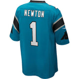Mens Carolina Panthers Cam Newton Blue Alternate Game Jersey
