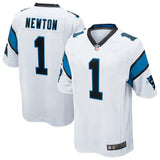 Mens Carolina Panthers Cam Newton White White Game Jersey