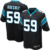 Mens Carolina Panthers Luke Kuechly Nike Black Team Game Jersey