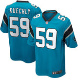 Mens Carolina Panthers Luke Kuechly Nike Blue Alternate Game Jersey