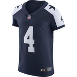Men's Dallas Cowboys Dak Prescott Navy Alternate Vapor Untouchable Elite Jersey