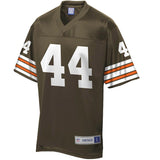 Men's Cleveland Browns Leroy Kelly NFL Pro Line Brown Retired Player Jersey