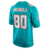 Men's Miami Dolphins Danny Amendola  Aqua New 2018 Game Jersey