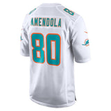 Men's Miami Dolphins Danny Amendola White New 2018 Game Jersey