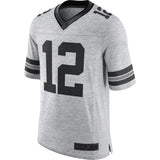 Men's Green Bay Packers Aaron Rodgers Gray Gridiron Gray II Limited Jersey