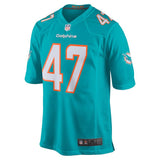 Men's Miami Dolphins Kiko Alonso  Aqua New 2018 Game Jersey