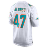 Men's Miami Dolphins Kiko Alonso White New 2018 Game Jersey