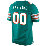 Men's Miami Dolphins Aqua Elite Custom Alternate Jersey