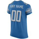 Men's Detroit Lions Blue Vapor Untouchable Custom Elite Jersey