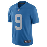 Men's Detroit Lions Matthew Stafford  Blue 2017 Throwback Vapor Untouchable Limited Player Jersey