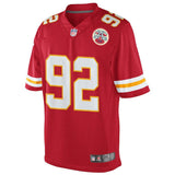 Men's Kansas City Chiefs Dontari Poe  Red Team Color Limited Jersey