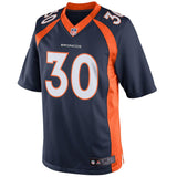 Mens  Terrell Davis Navy Blue Denver Broncos Retired Player Limited Jersey