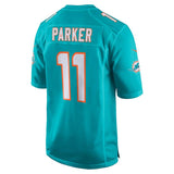 Men's Miami Dolphins DeVante Parker Aqua New 2018 Game Jersey