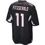 Mens Arizona Cardinals Larry Fitzgerald Black Alternate Game Jersey