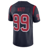 Men's Houston Texans J.J. Watt Navy Vapor Untouchable Color Rush Limited Player Jersey