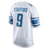Men's Detroit Lions Matthew Stafford Nike White 2017 Game Jersey