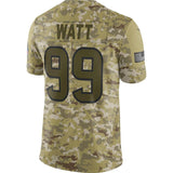 Men's Houston Texans J.J. Watt Camo Salute to Service Limited Jersey