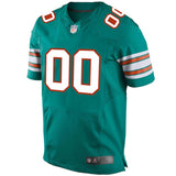 Men's Miami Dolphins Aqua Elite Custom Alternate Jersey