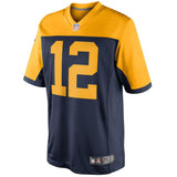 Men's Green Bay Packers Aaron Rodgers Navy Blue Limited Alternate Jersey