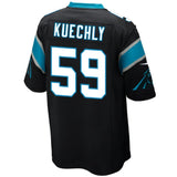 Mens Carolina Panthers Luke Kuechly Nike Black Team Game Jersey