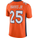 Men's Denver Broncos Chris Harris Jr  Orange Vapor Untouchable Limited Jersey