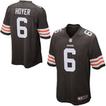 Cleveland Browns Historic Logo Brian Hoyer Brown Game Football Jersey