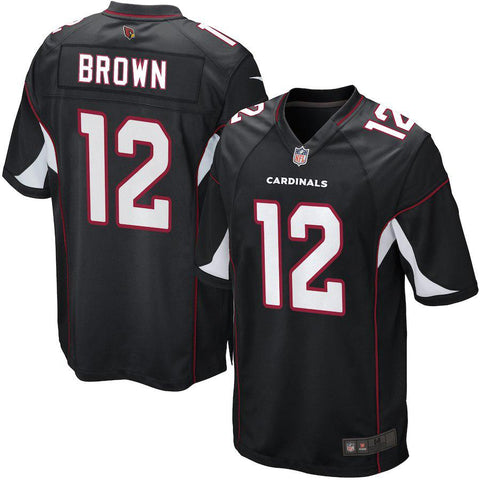 Men's Arizona Cardinals John Brown  Black Game Jersey
