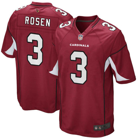 Men's Arizona Cardinals Josh Rosen Cardinal 2018 NFL Draft First Round Pick Game Jersey