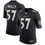 Men's Baltimore Ravens C.J. Mosley Black Speed Machine Limited Player Jersey