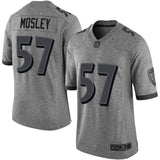 Men's Baltimore Ravens C.J. Mosley Gray Gridiron Gray Limited Jersey
