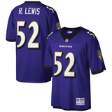Men's Baltimore Ravens Ray Lewis Mitchell & Ness Purple Retired Player Jersey