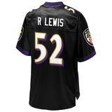 Men's Baltimore Ravens Ray Lewis NFL Pro Line Black Retired Player Team Color Jersey